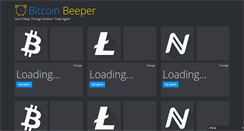 Desktop Screenshot of bitcoinbeeper.com